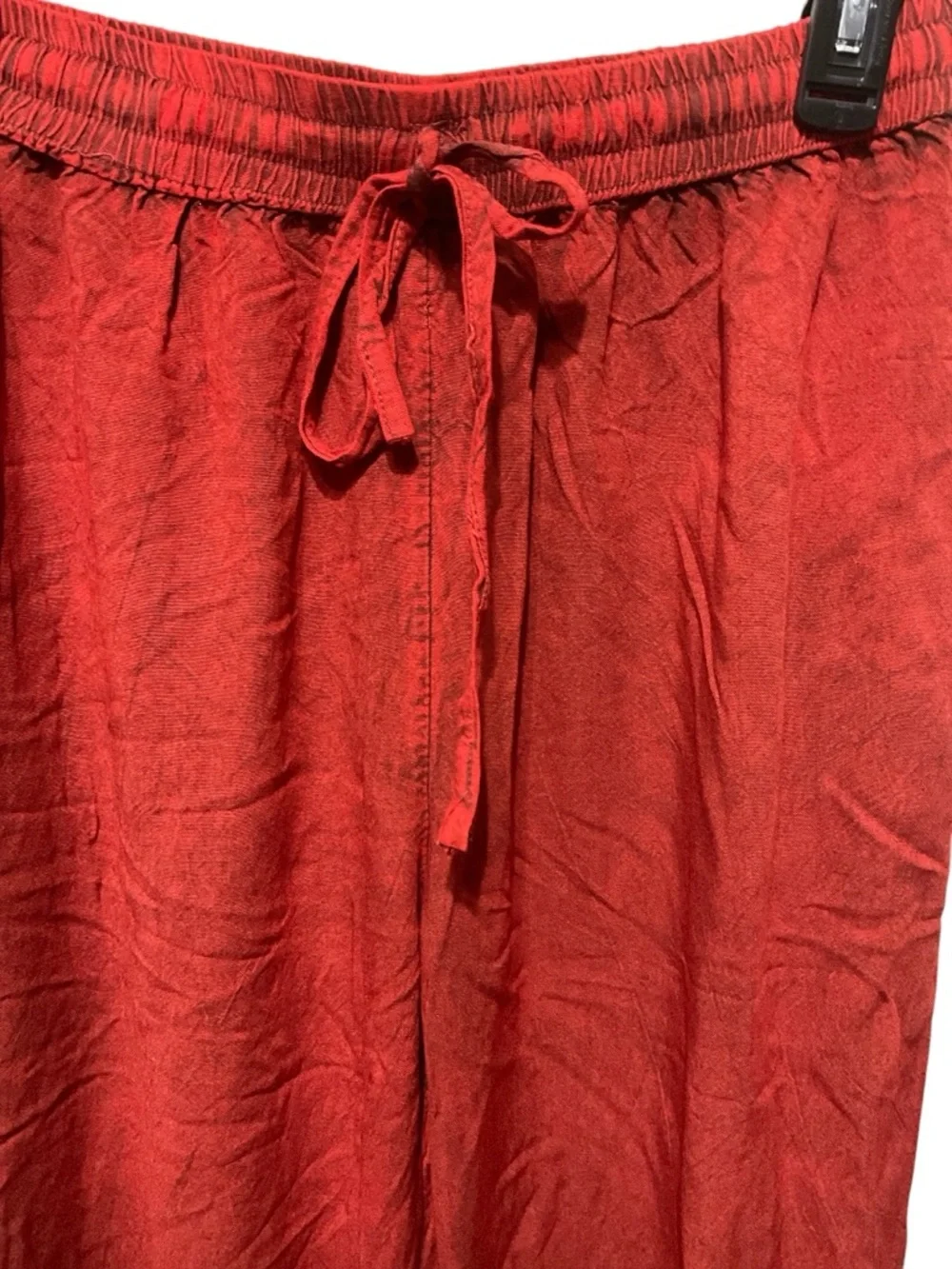 Rhea NWT Red Embroidered Tank Top & Harem Pants Set S/M Boho Festival